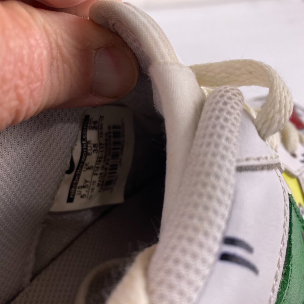 NIKE Air Force 1 AFi Custom Youth Boy Girl Sz 5.5 White Colorful Athletic Shoe - Picture 10 of 11